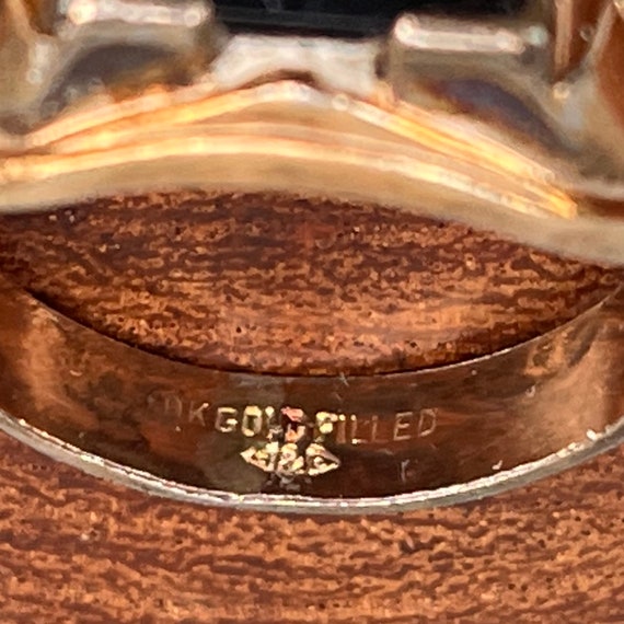 Fraternal Order of the Eagle Ring Gold Filled Ste… - image 6