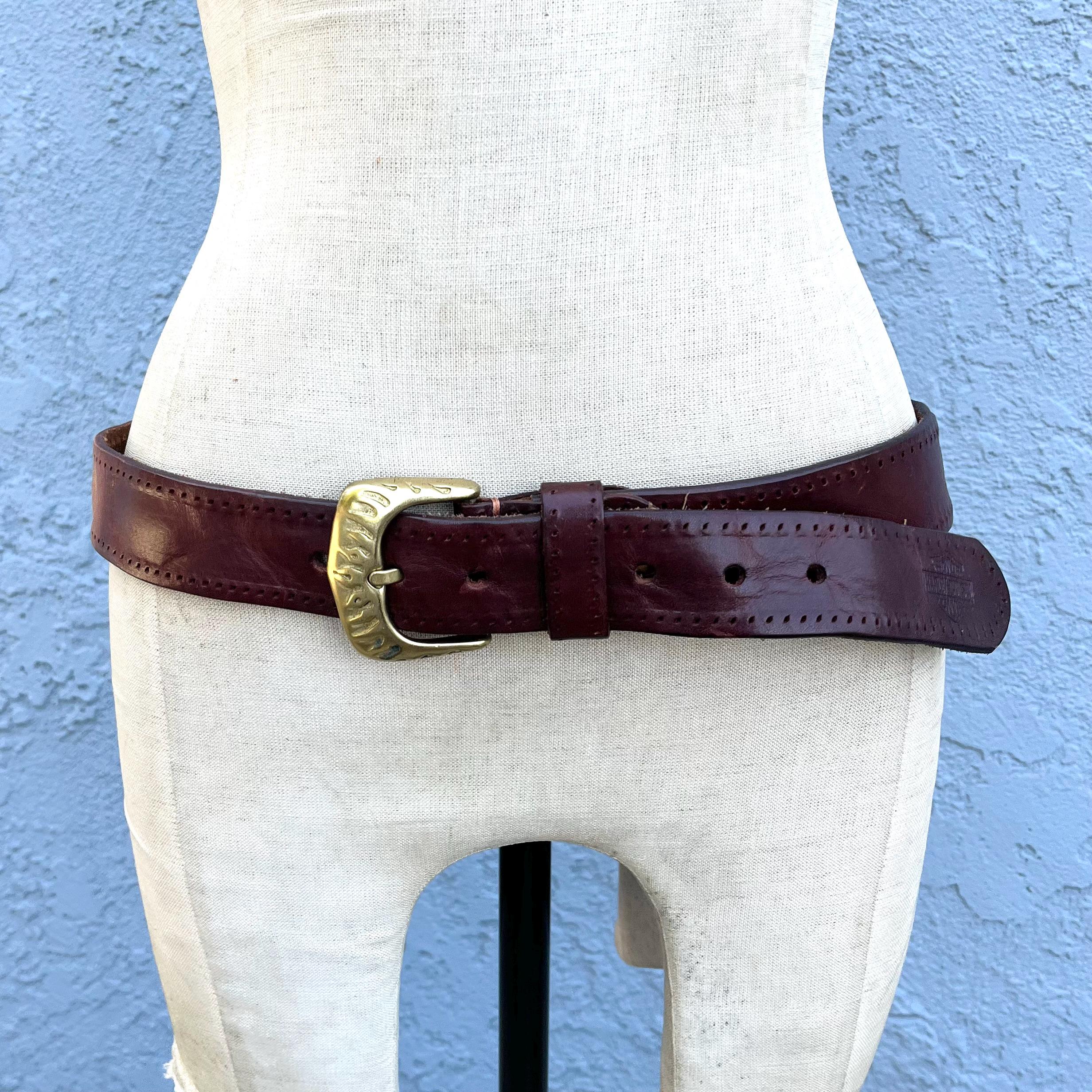 Boucle de ceinture Harley Davidson Eagle laiton vintage des
