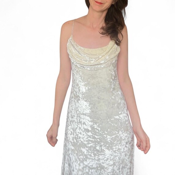 blue dress for baby girl White Sequin Mesh Midi Dress – Mint Velvet