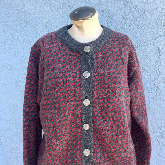 Vintage LL Bean Sweater Nordic Cardigan