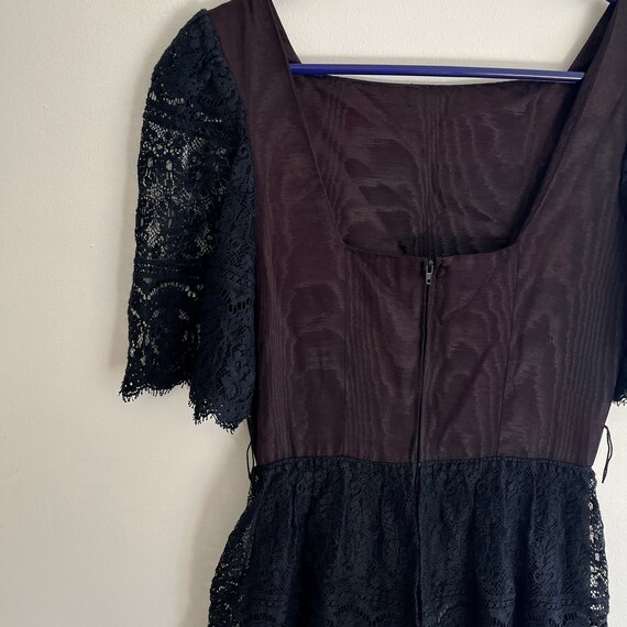 Vintage Black Lace Dress size S/M by Nuit NWT Vic… - image 6