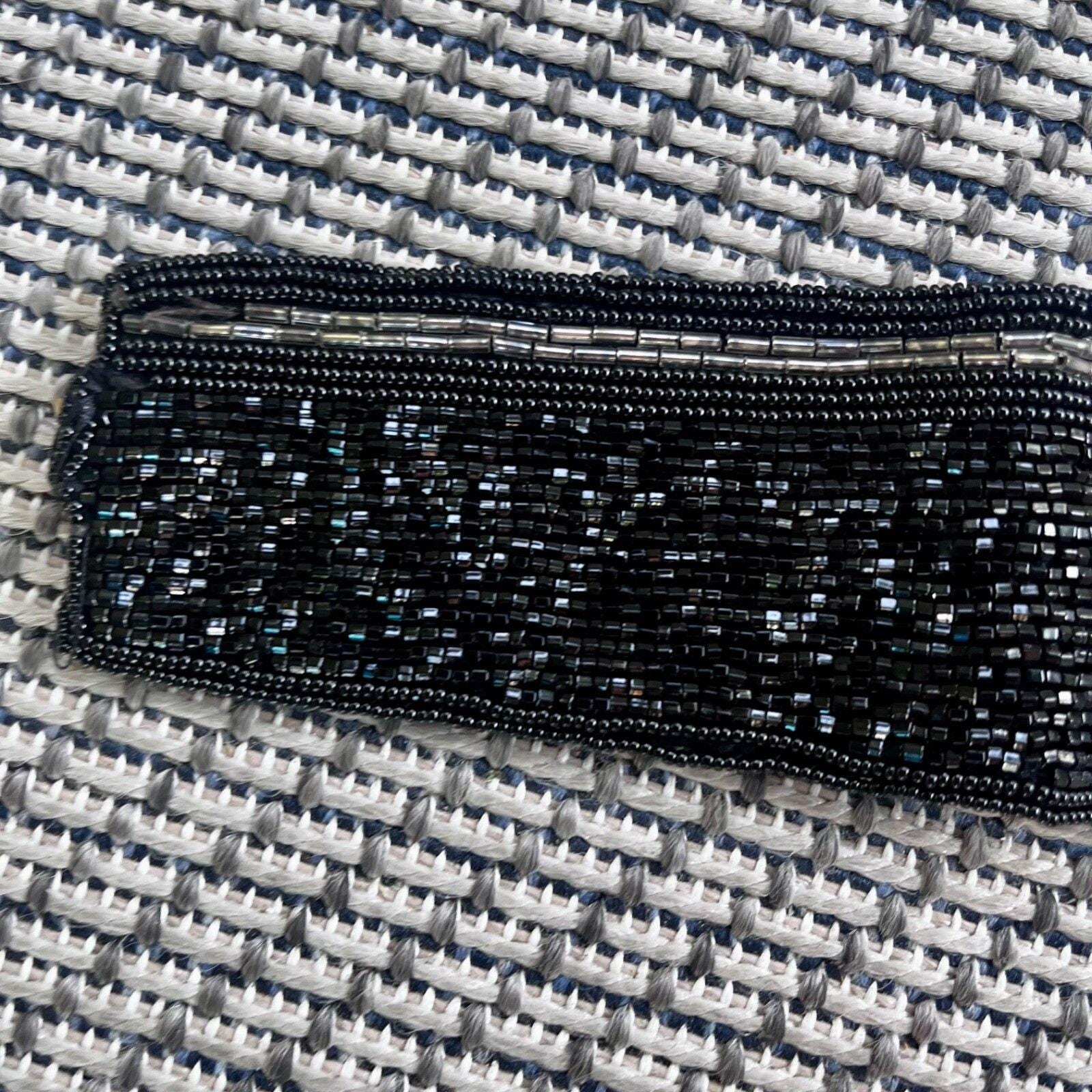 Vintage Belt Black 90s Nina Ricci Paris Beaded Evening Wear  display picture 1