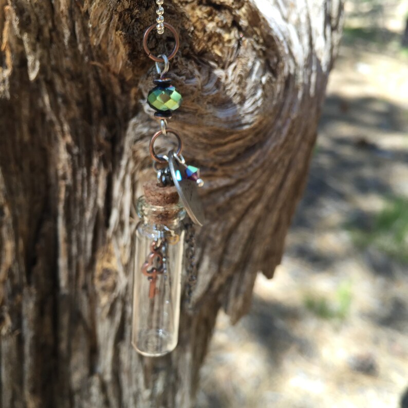 OOAK Bottle Charm Necklace 18 Etsy