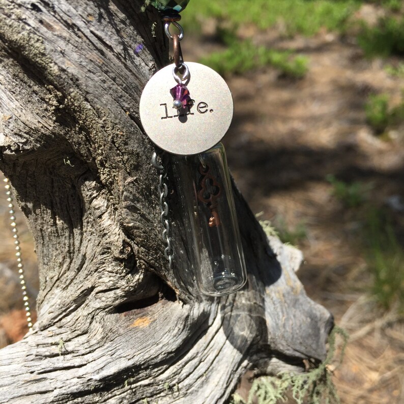 OOAK Bottle Charm Necklace 18 Etsy