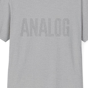 Analog funny binary code T-Shirt | tech humor computer shirt