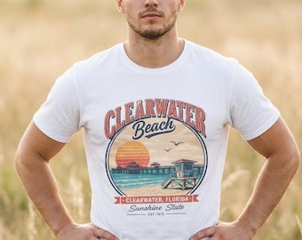 Clearwater Beach Florida T-Shirt | Beach Town Florida Souvenir