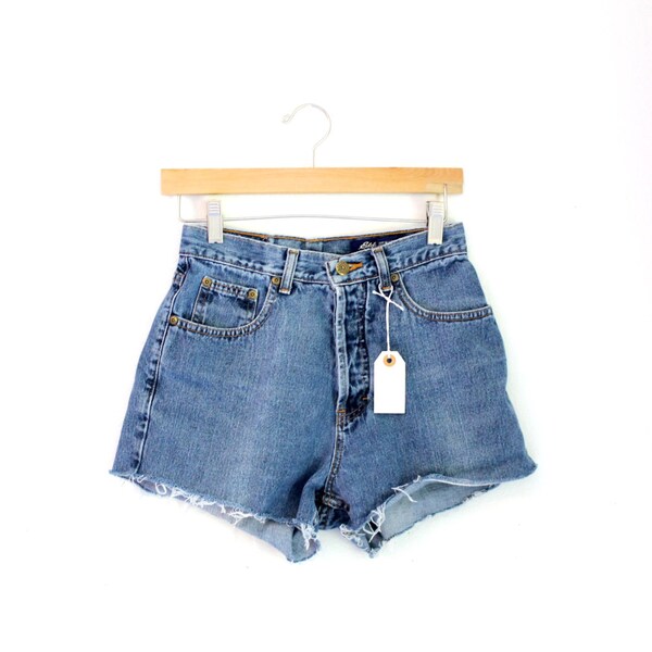 Vita 27"-pantaloncini di jeans Vintage vita alta