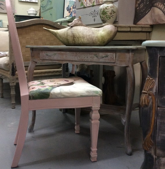 Sold French Country Hand Painted Vanity Desk Chair Sold French Country Hand Painted Vanity