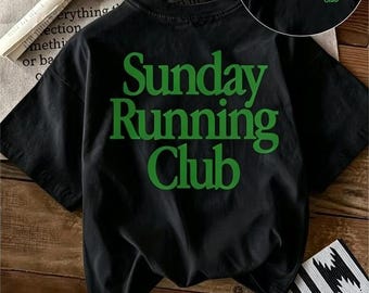 Retro Running Club Shirt, Vintage Marathon Graphic Tee, Minimal Sport T-Shirt