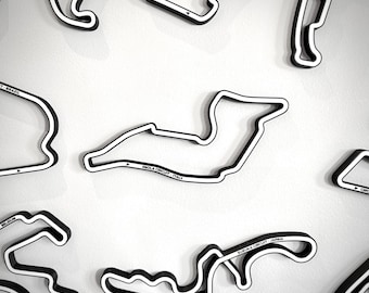 Ścienna grafika z torem wyścigowym: Tor Imola - Włochy