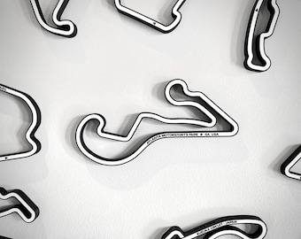 Ścienna grafika z torem wyścigowym: Atlanta Motorsports Park – Dawsonville, Georgia, USA