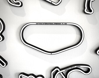 Grafika ścienna z torem wyścigowym: Daytona International Speedway – Daytona, Floryda, USA