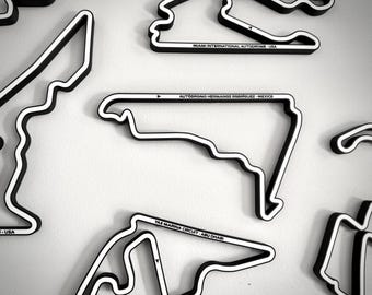 Grafika ścienna z torem wyścigowym: Autódromo Hermanos Rodríguez - Meksyk