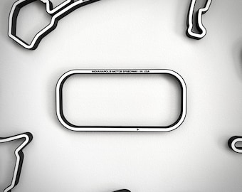 Ścienna grafika toru wyścigowego: Indianapolis Motor Speedway – Indianapolis, Indiana, USA