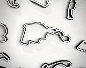 Grafika ścienna z torem wyścigowym: Circuito de Madring - Hiszpania