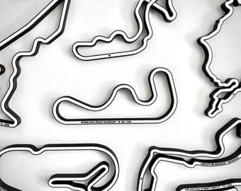 Ścienna grafika z torem wyścigowym: Roebling Road Raceway – Savannah, Georgia, USA