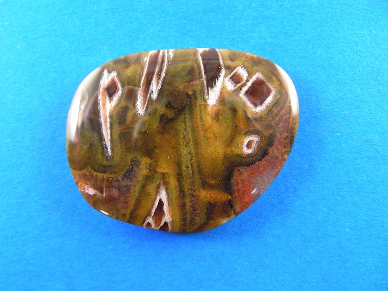 Turkish Stick Agate Cabochon For jewelry making Large Freeform Cabochon