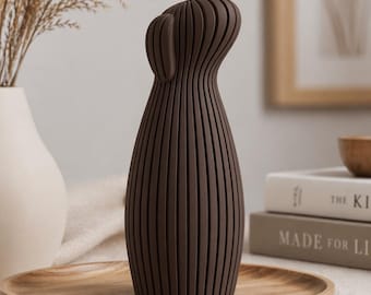 Japandi Hunde Figur 3D Druck - Minimalistische Hunde-Deko | Geschenkidee | Moderne Tierfigur | Skandi Deko