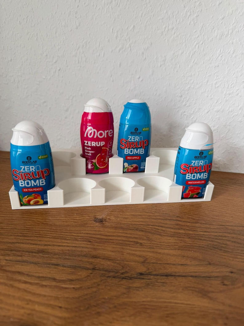 Sirup Ständer mit 9 Fächern 3D Druck - Passend für More, AHEAD etc. 画像 4
