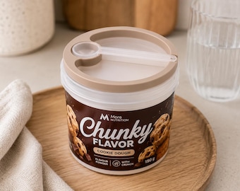 Chunky Flavour Scoophalter für 150g Dosen - Löffelhalter für MoreNutrition | 3D Druck