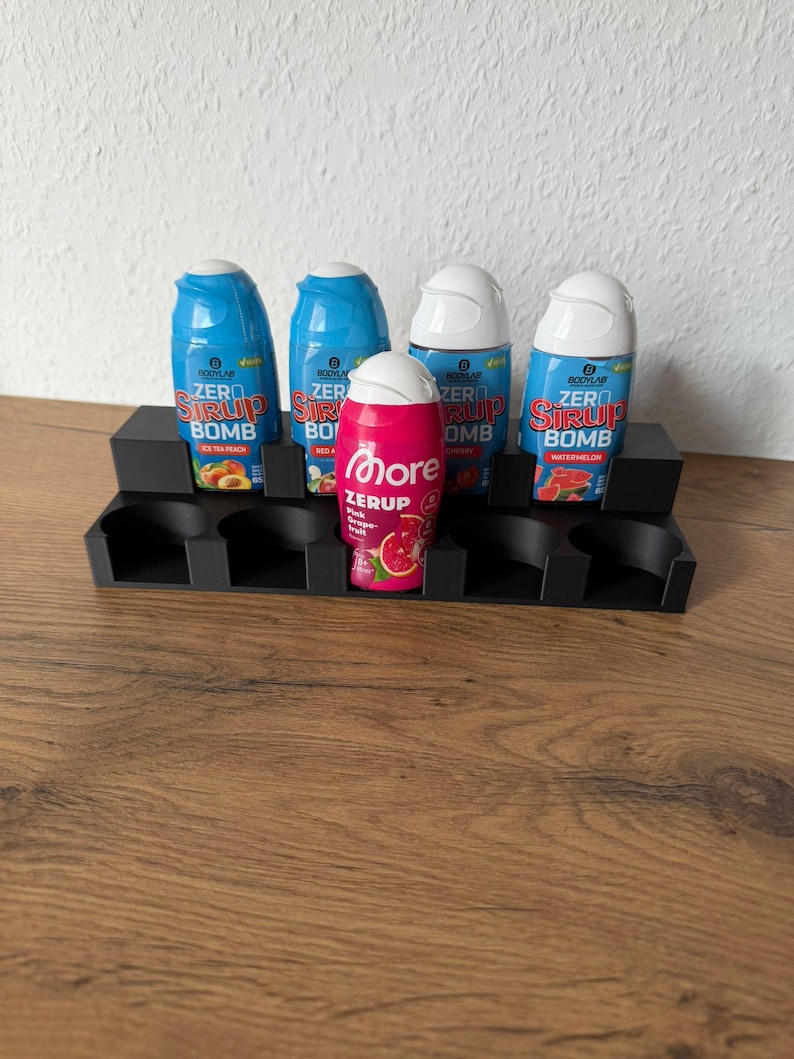 Sirup Ständer mit 9 Fächern 3D Druck - Passend für More, AHEAD etc. 画像 2