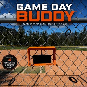 Game Day Buddy™ V1 | Uniwersalny uchwyt na telefon sportowy | Kompatybilny z płotami i statywami | Uchwyć każdą akcję
