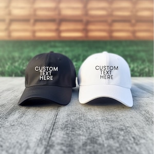 Custom Text Embroidered Hat, Personalized Cap, Logo Baseball Hat, Custom Logo Snapback Hat, 2toned Personalized Cap, Small business merch