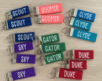 Embroidered Personalized Tag: Double Sided, Customizable Tag
