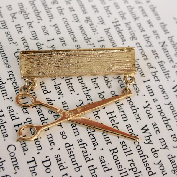 Scissor Brooch Etsy