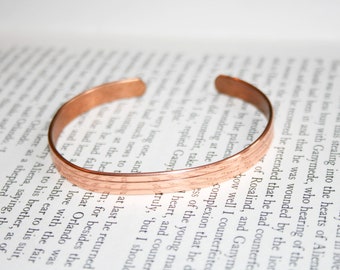 Sabona London Copper Open Bangle Bracelet - Minimal Design