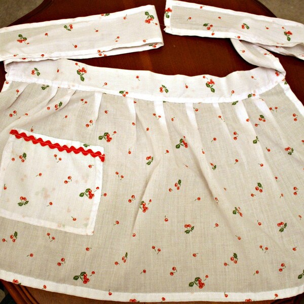 Adorable Apron With a Cherry On Top