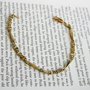 Gold Plated 24kgl Price 24KGL Unique Chain Bracelet 24 Karat Gold - Main Image