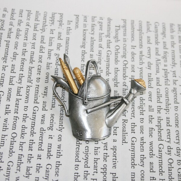 Watering Can Brooch Etsy UK