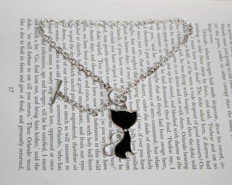 Sweet Retro Kitty Choker Necklace