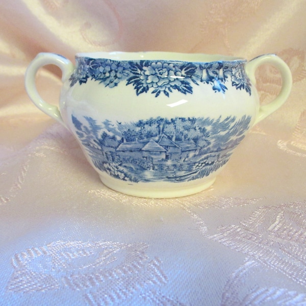 Salem China - Old Staffordshire - English Village - Sugar Bowl no Lid