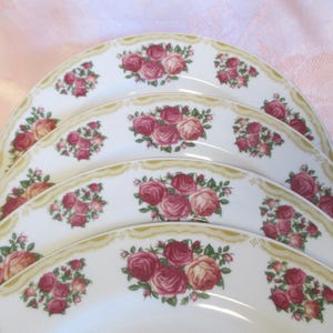 Sydney Roses by Farberware Salad Dessert Plates - set of 4