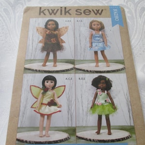 Kwik Sew Pattern K4280 14" Fairy Doll Clothes
