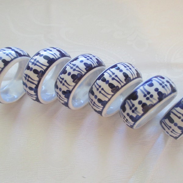 Ceramic Napkin Rings Etsy