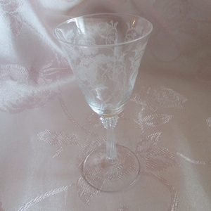 Fostoria &quot;Shirley&quot;  Claret Glass - 1 only