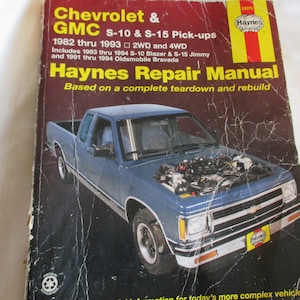 Chevrolet & GMC Pickups Repair Manual - 1982  to 1993 Haynes