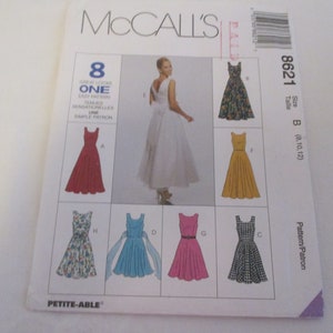McCalls 8621 Misses Dress in Two Lengths - 3 Sizes