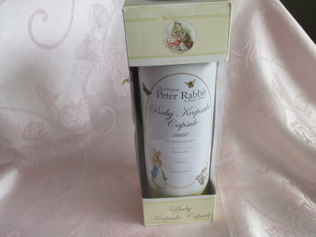 The Original Peter Rabbit Baby Keepsake Capsule IOB Etsy