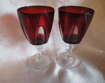 CRISTAL D'ARQUES-DURAND - Gothic - Wine glass - set of 2