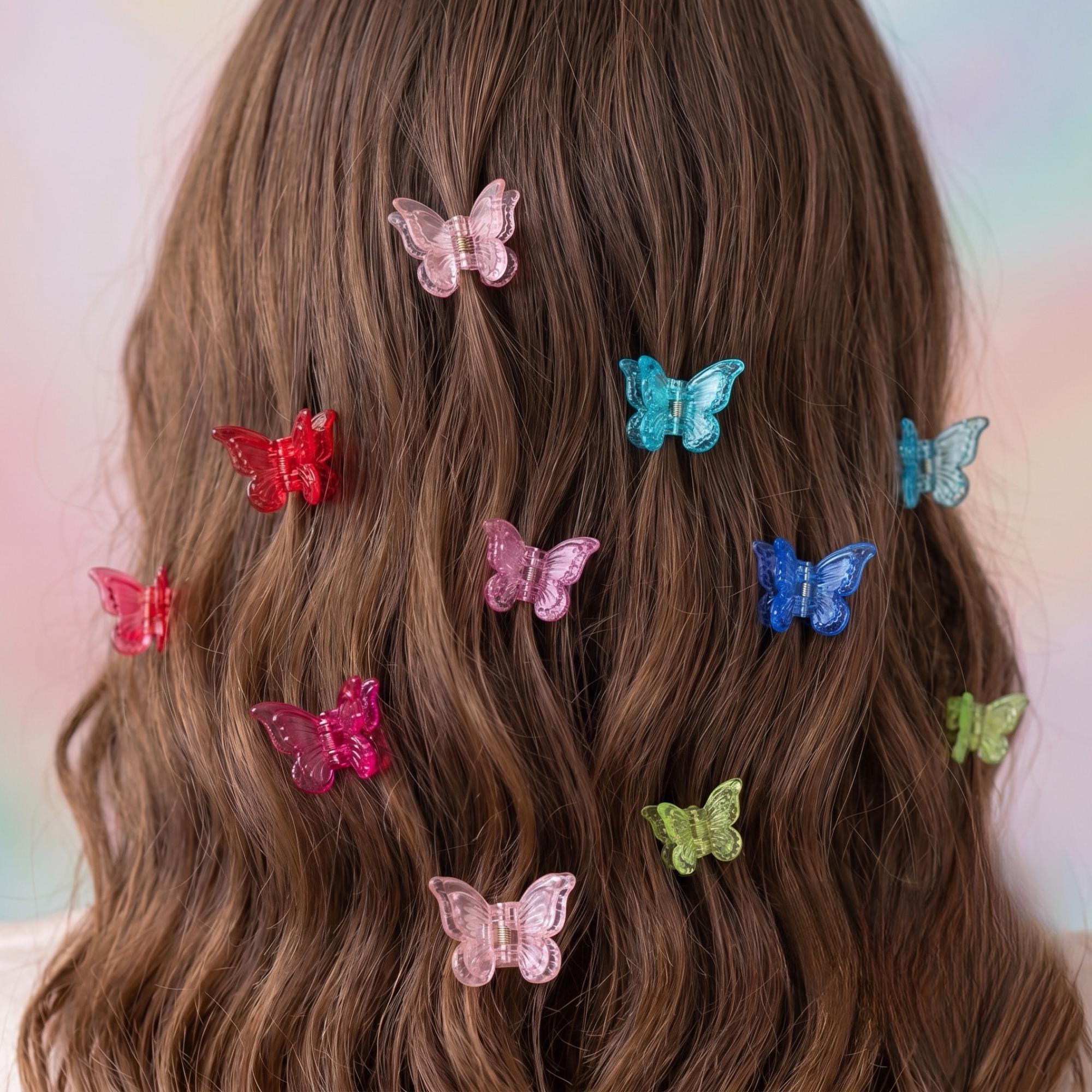 Y2k Butterfly Hair Clips - Etsy display picture 1