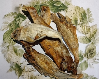 Golosinas de pescado Bhola para perros y gatos – Pechuga de pescado secada al sol, alimento para mascotas sin gluten