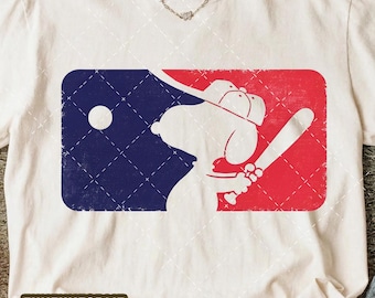 Cartoon honkbal grappig logo sublimatie png, populair, retro, digitale download