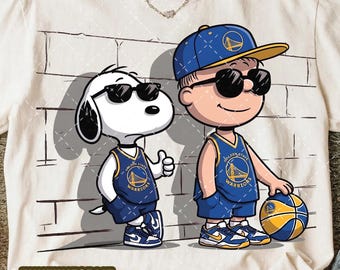 Diseño de dibujos animados de perros Snop de Golden State Basketball hecho por fans PNG, SVG, descarga digital vintage, diseño de sublimación, Warriors, San Francisco