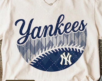 Yanke Baseball Design Shirt png, puppy png, vintage clipart, cartoonstijl, grappig, digitale download, sublimatieontwerp