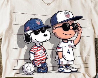 Grappige fanmade cartoon voetbal WK voetbal Verenigde Staten/VS png, afbeelding voetbalshirt (direct downloaden)