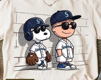 Mariners grappige fanmade cartoon honkbal png, grappige honkballiefhebber shirtontwerp, retro honkbalafbeelding, jeugd honkbal vader fan, wedstrijddag png